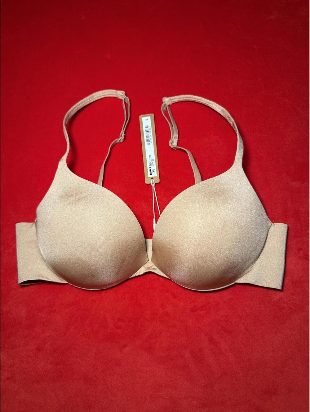 Skims Ultimate Push Up Plunge Bra Color Clay Size 34B